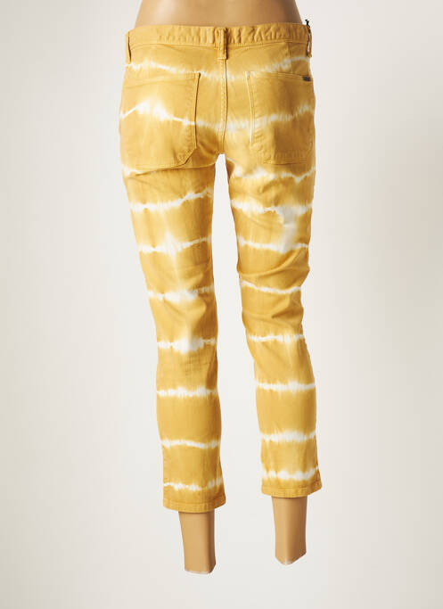 Pantalon trei sferturi galben ACQUAVERDE femeie