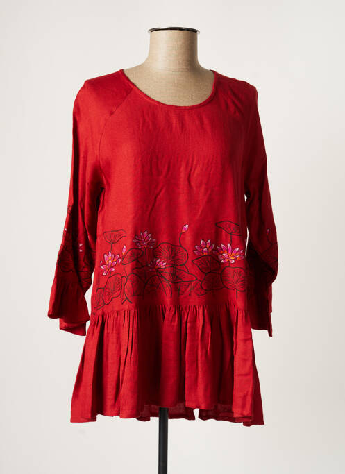 Tunică mâneci lungi maro AGATHE & LOUISE femeie