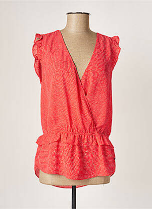 Top roșu LE TEMPS DES CERISES femeie