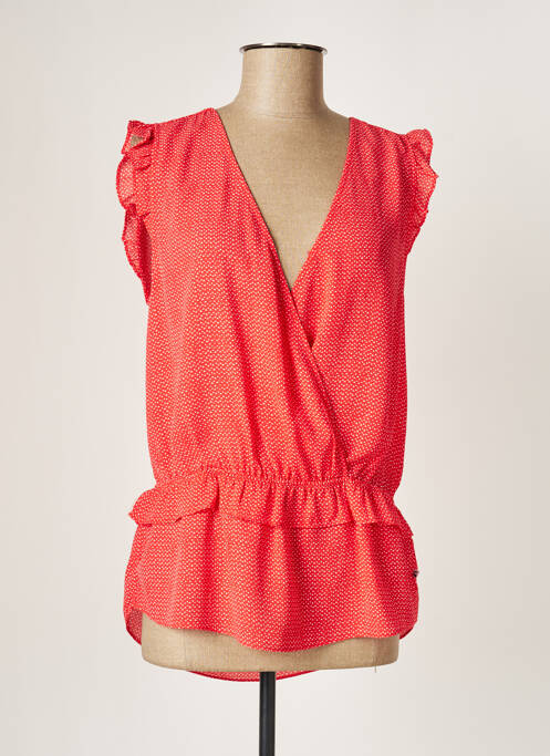 Top roșu LE TEMPS DES CERISES femeie