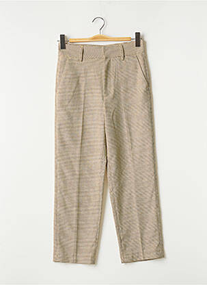 Pantalon 7/8 elasticitate mărime normală bej REIKO femeie