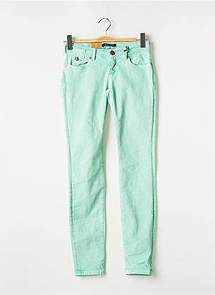 Pantalon drept buzunare verde MAISON SCOTCH femeie