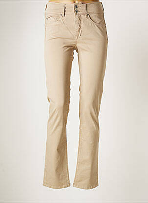 Pantalon drept buzunare bej SALSA femeie