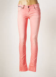 Pantalon drept buzunare portocaliu DN 67 femme