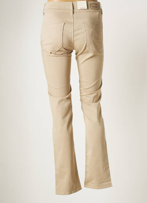 Pantalon drept bej SALSA femeie