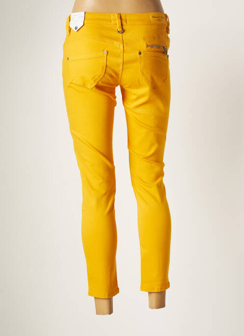 Pantalon drept galben FREEMAN T.PORTER femeie