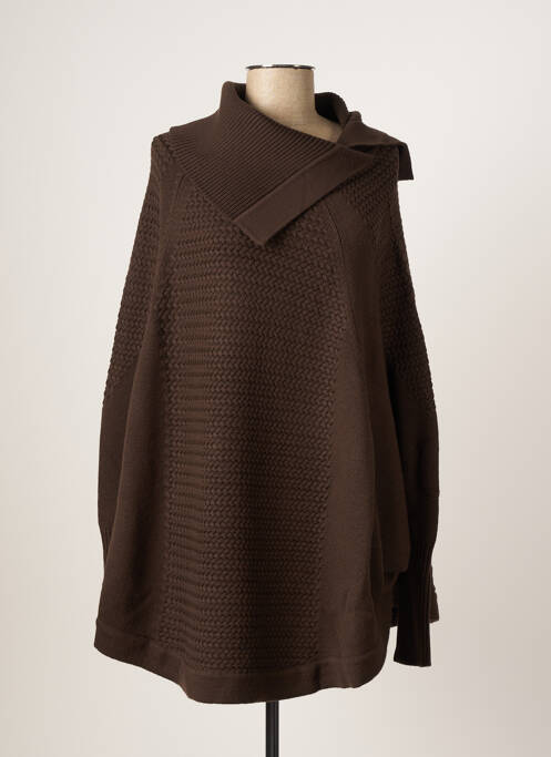 Pulover tunică maro OVALE femeie