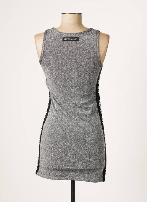 Tunică fără mâneci guler rotund gri HEAVEN MAY femme