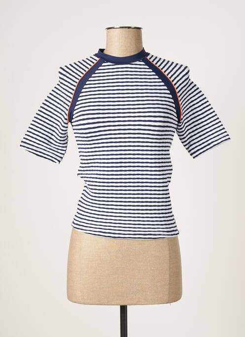 Top albastru CHERRY BEACH femeie