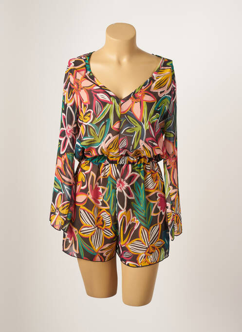 Salopetă scurtă negru CHERRY BEACH femeie