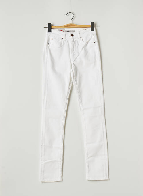 Blugi cu croială slim alb LEE COOPER fată