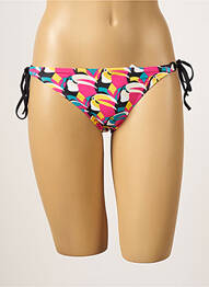 Chiloți de baie imprimeu tie and dye bikini roz CHERRY BEACH femeie