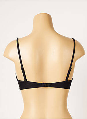 Sutien de costum de baie bretele elastice reglabile negru CHERRY BEACH femeie