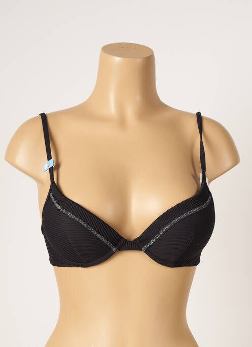 Sutien de costum de baie bretele elastice reglabile negru CHERRY BEACH femme