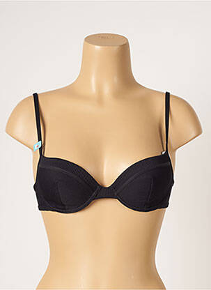Sutien de costum de baie top sutien modelat top sutien modelat negru CHERRY BEACH femeie