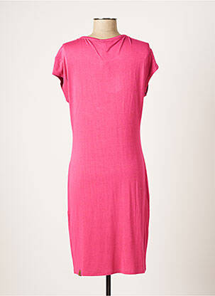 Rochie midi mâneci scurte mâneci scurte roz RAGWEAR femeie