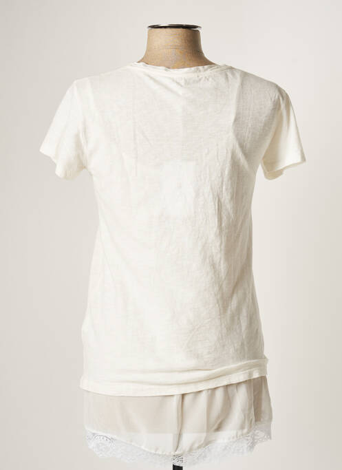 Tunică mâneci scurte alb IMPERIAL femeie