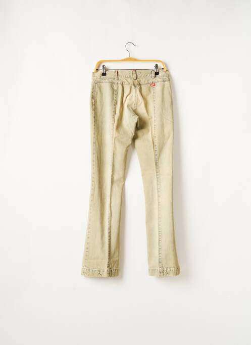 Blugi cu croială evazată bej MISS SIXTY femeie