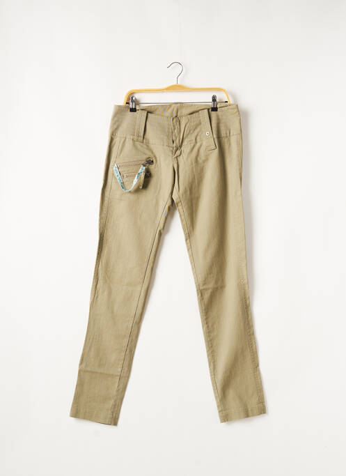Pantalon slim verde DIESEL femeie