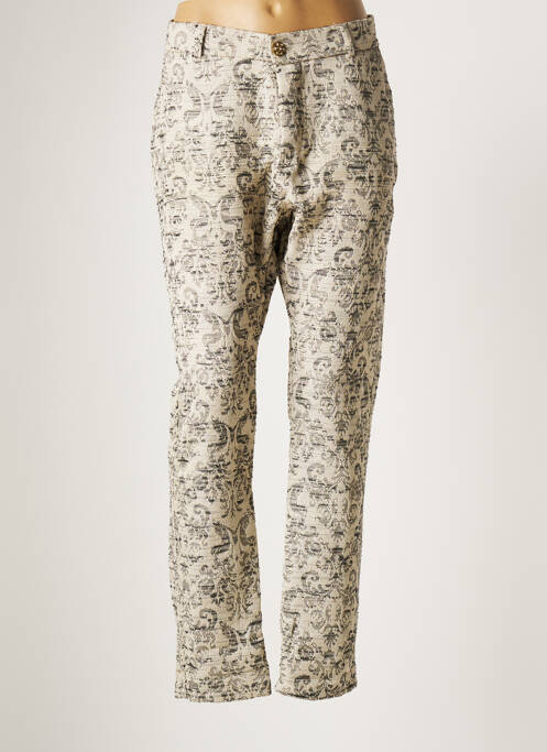 Pantalon chino bej PLEASE femeie