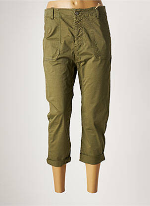Pantalon trei sferturi verde DIXIE femeie