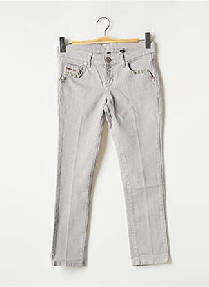 Pantalon 7/8 elasticitate talie joasă gri YOU femeie