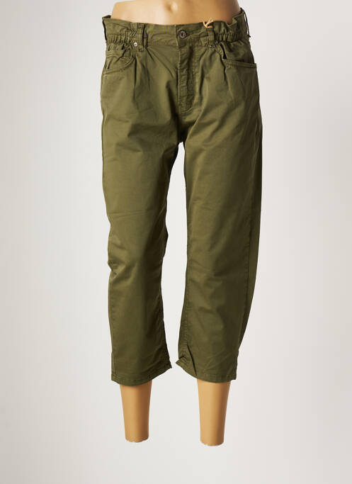 Pantalon trei sferturi verde DIXIE femeie