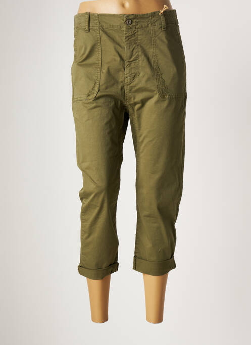 Pantalon trei sferturi verde DIXIE femeie