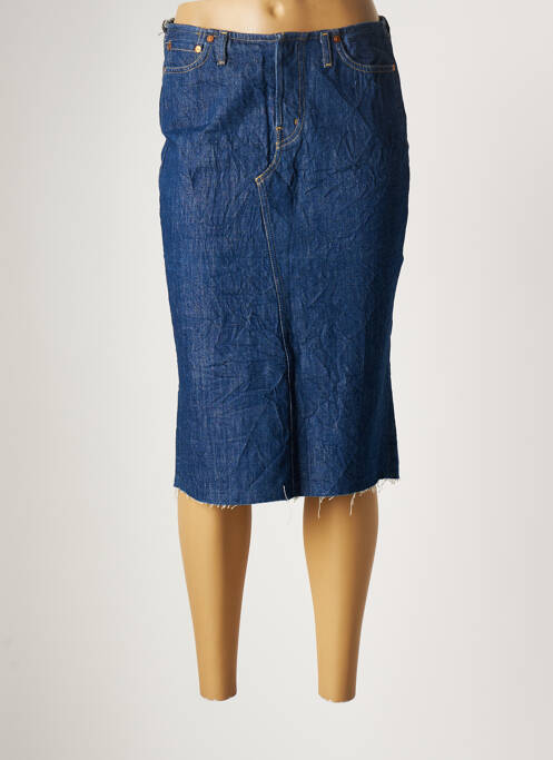 Fustă midi albastru REPLAY femeie