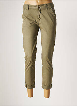 Pantalon 7/8 elasticitate mărime normală verde #OOTD femeie