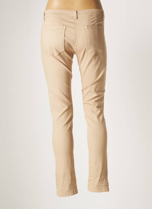 Pantalon slim bej STUDIO PARISIEN femeie