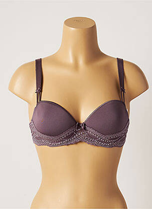Sutien țesătură dantelă top sutien modelat violet SIMONE PERELE femeie