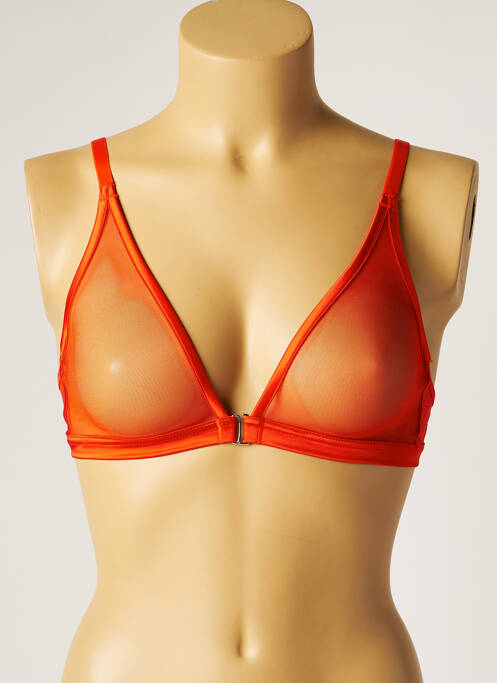 Sutien fără armatură top triunghiuri portocaliu IMPLICITE femme