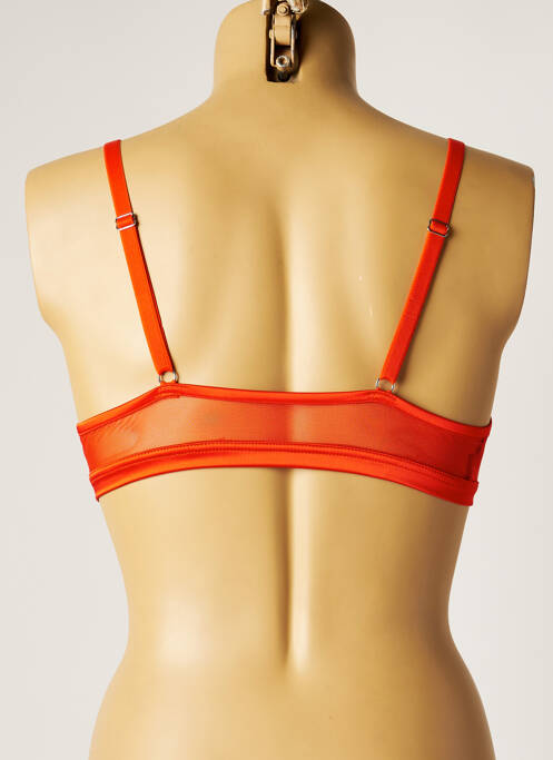 Sutien fără armatură top triunghiuri portocaliu IMPLICITE femme