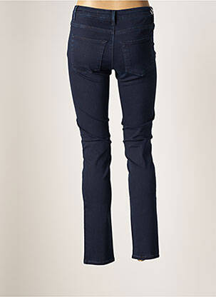 Pantalon drept talie elastică albastru KANOPE femeie