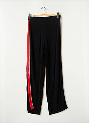 Pantalon drept țesătură crep mărime normală negru BELAIR femeie