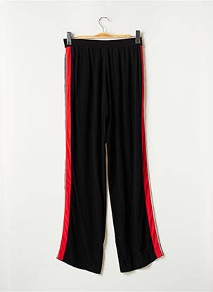 Pantalon drept țesătură crep mărime normală negru BELAIR femeie