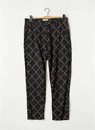 Pantalon 7/8 țesătură poplin mărime normală negru ISABEL MARANT femme