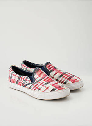 Slip-on-uri vârf rotund toc plat până la 3 cm roșu WOMEN ONLY femeie