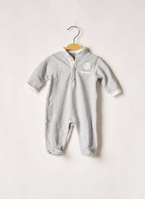 Pijama închidere cu capse la picioare gri SWILDENS garcon