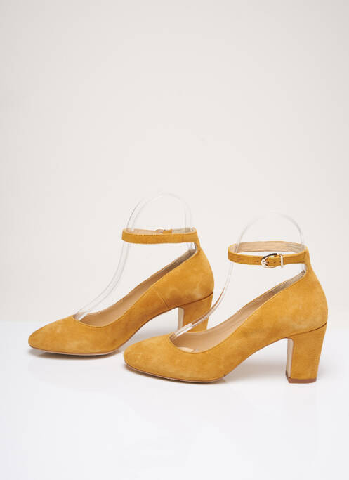 Pantofi cu toc galben MINELLI femeie