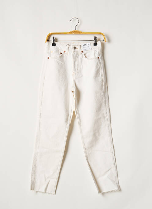 Blugi cu croială dreaptă bej TOPSHOP femeie