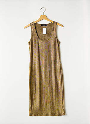 Rochie midi galben VOYELLES femeie