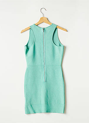 Rochie scurtă fără mâneci fără mâneci verde BCBGMAXAZRIA femeie