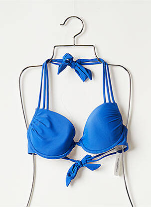 Sutien de costum de baie elasticitate top sutien modelat albastru MON PETIT BIKINI femeie