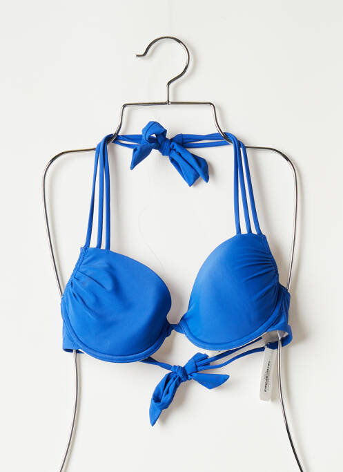 Sutien de costum de baie elasticitate top sutien modelat albastru MON PETIT BIKINI femme