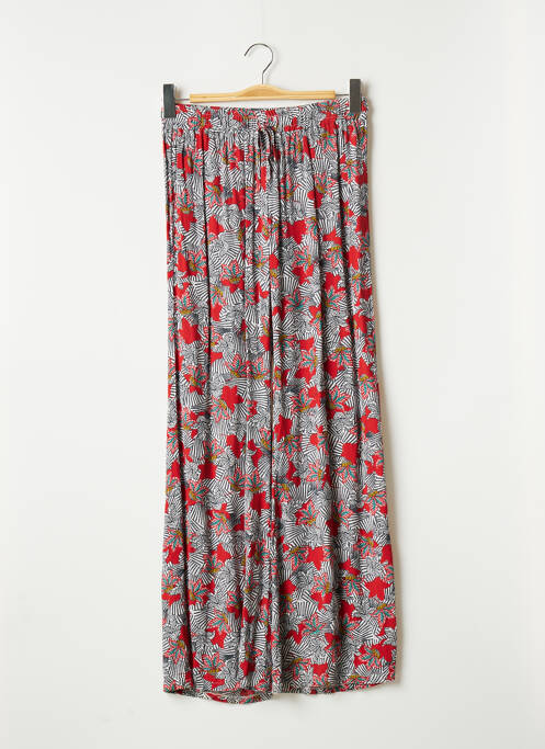 Pantalon larg țesătură crep mărime normală portocaliu BELAIR femme