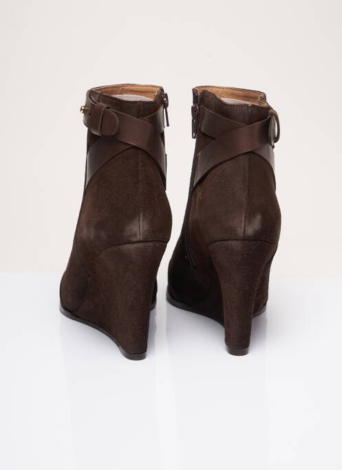 Botine/Ghete maro SARENZA femeie