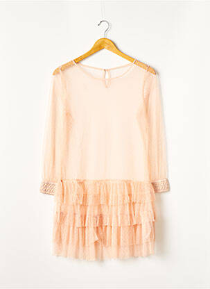 Rochie midi roz SANS MARQUE femeie