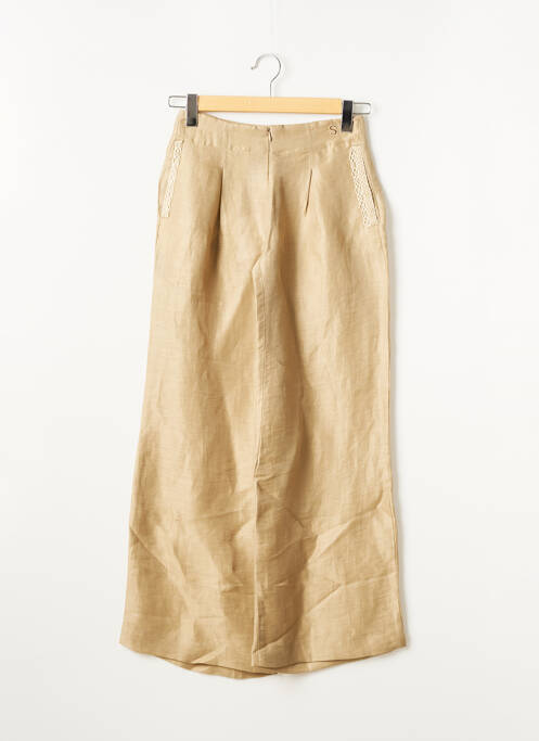 Pantalon larg mărime normală mărime normală bej SONG K... femme